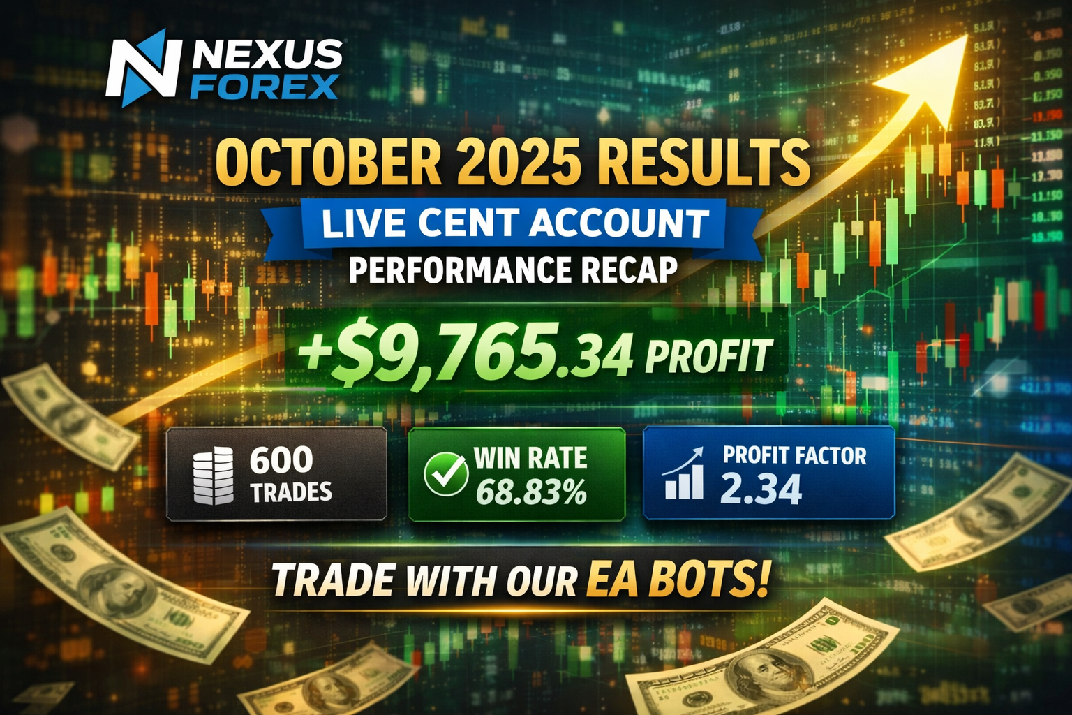 october 2025 live cent account results nexus forex