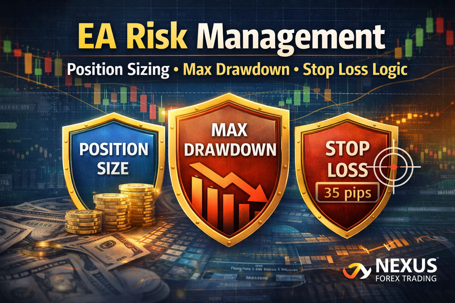 ea risk management position sizing max-drawdown stop loss