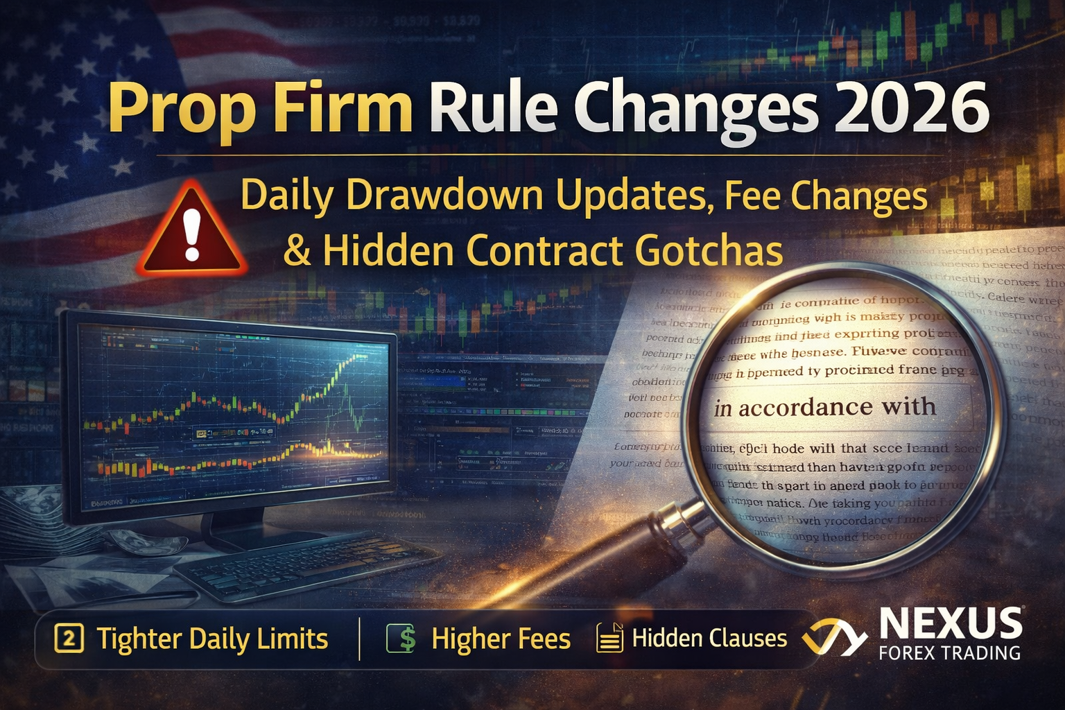 prop-firm-rule-changes 2026 daily drawdown fees contract gotchas