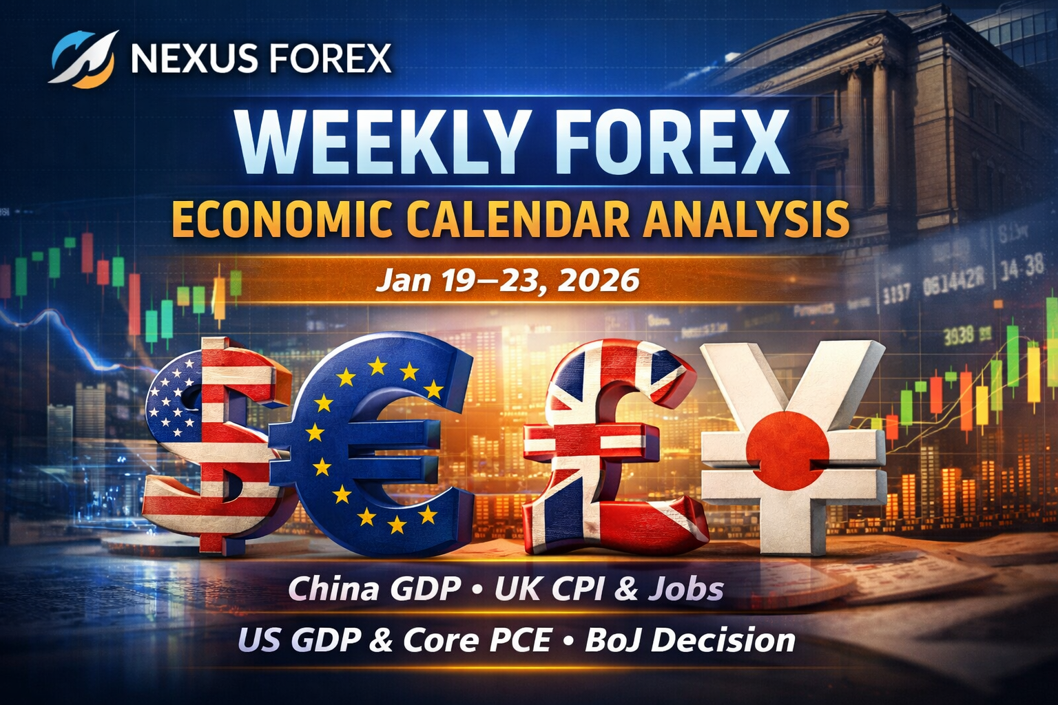 Weekly Forex Economic Calendar Analysis Jan 19–23, 2026