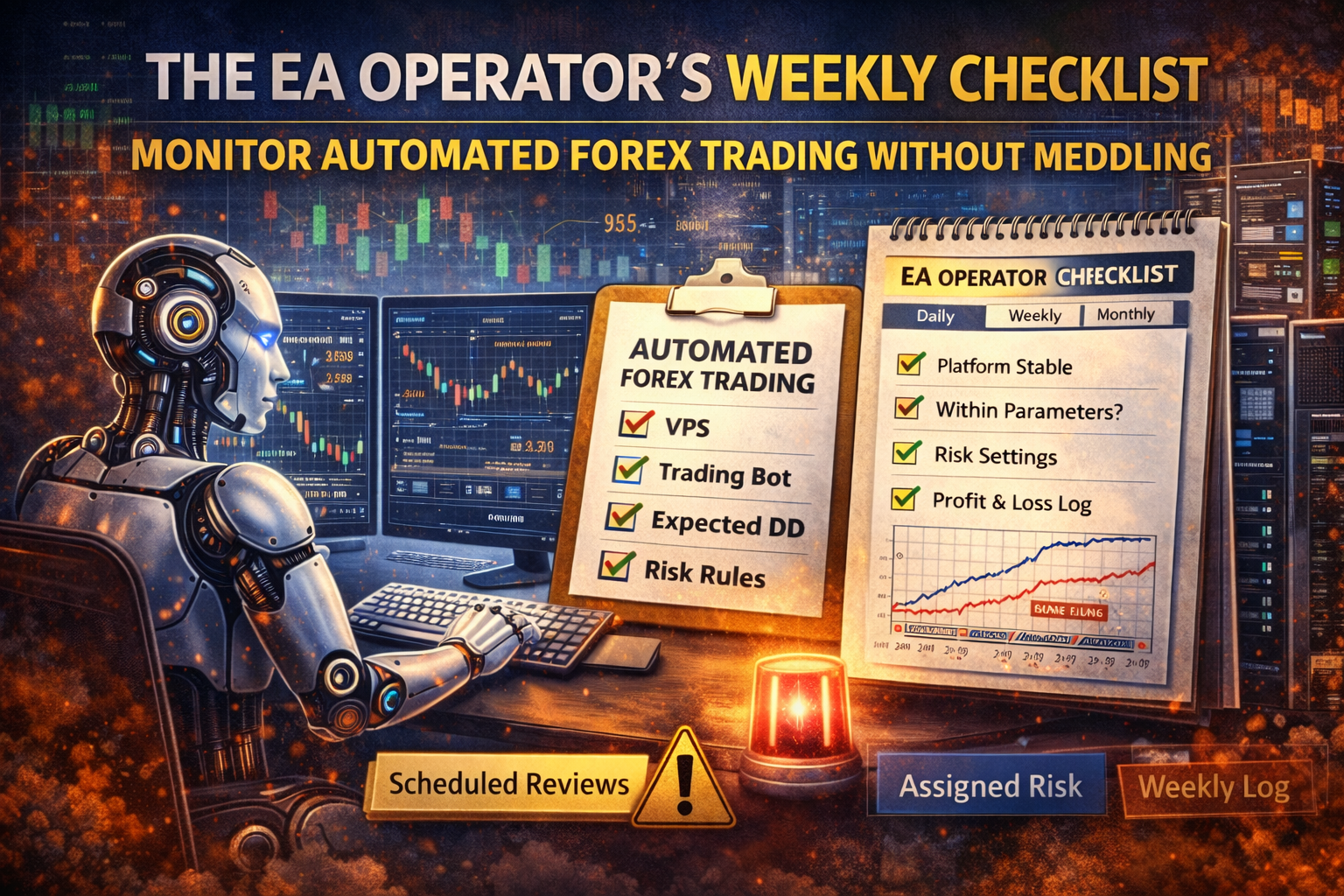 The EA Operator’s Weekly Checklist: How to Monitor Automated Forex Trading Without Meddling