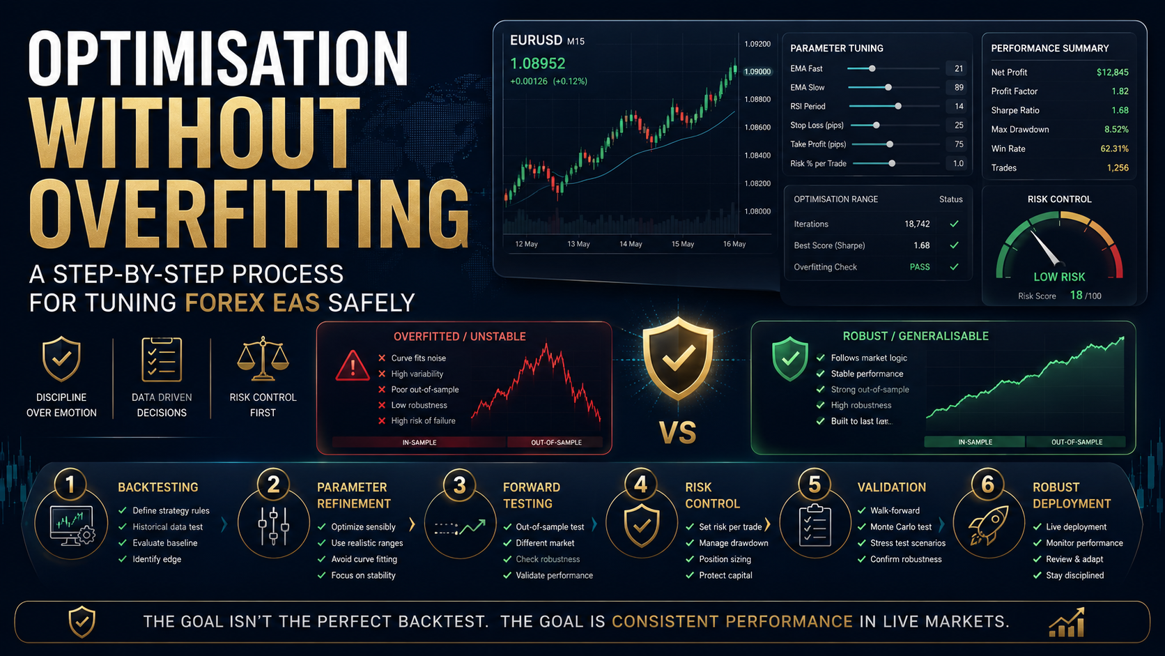 Optimisation Without Overfitting: Safe EA Tuning Guide | Nexus Forex Trading