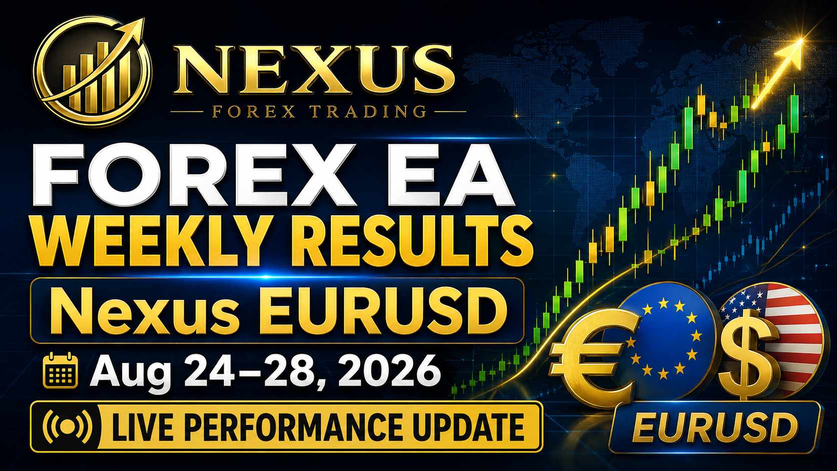 Forex EA Weekly Results: Nexus EURUSD Aug 24–28, 2026