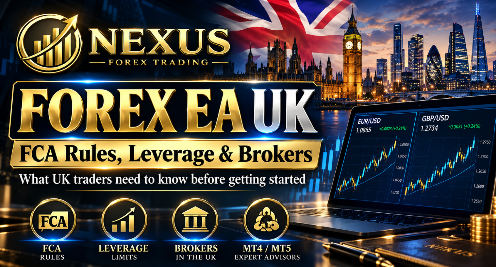 Forex EA UK: FCA Rules, Leverage and Brokers
