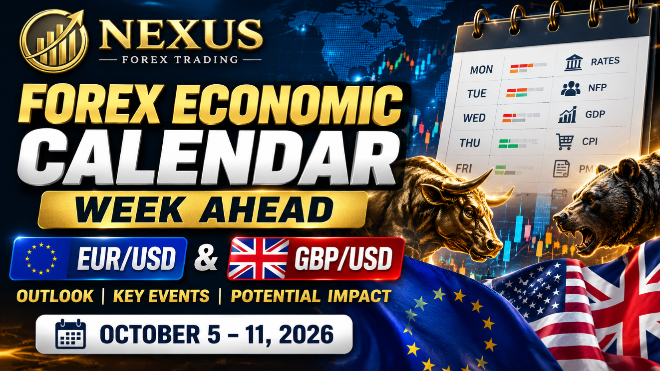 Forex Economic Calendar Week Ahead: EUR/USD & GBP/USD Outlook | October 5–11, 2026